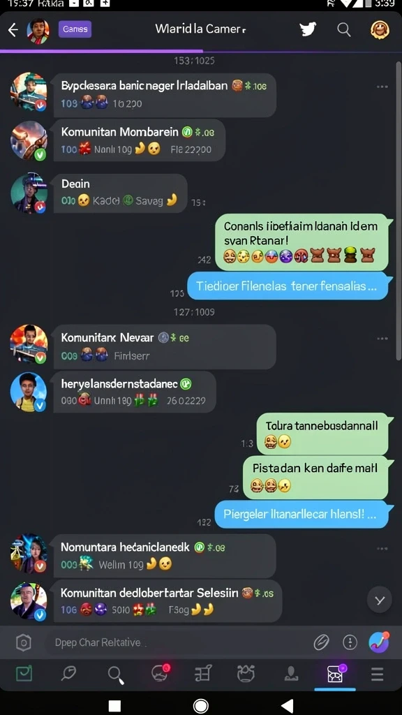 Tampilan antarmuka yang sederhana namun elegan.