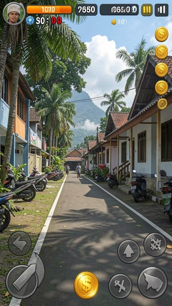 Karakter utama siap untuk beraksi.