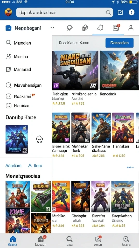Tampilan antarmuka pengguna yang ramah dan menarik.