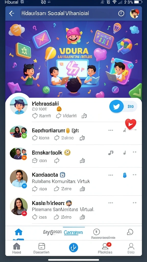 Tampilan grafis yang memukau dan berwarna-warni.