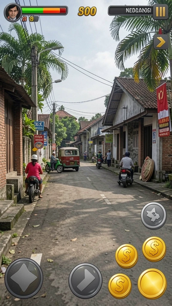 Level yang beragam dan menantang untuk dijelajahi.