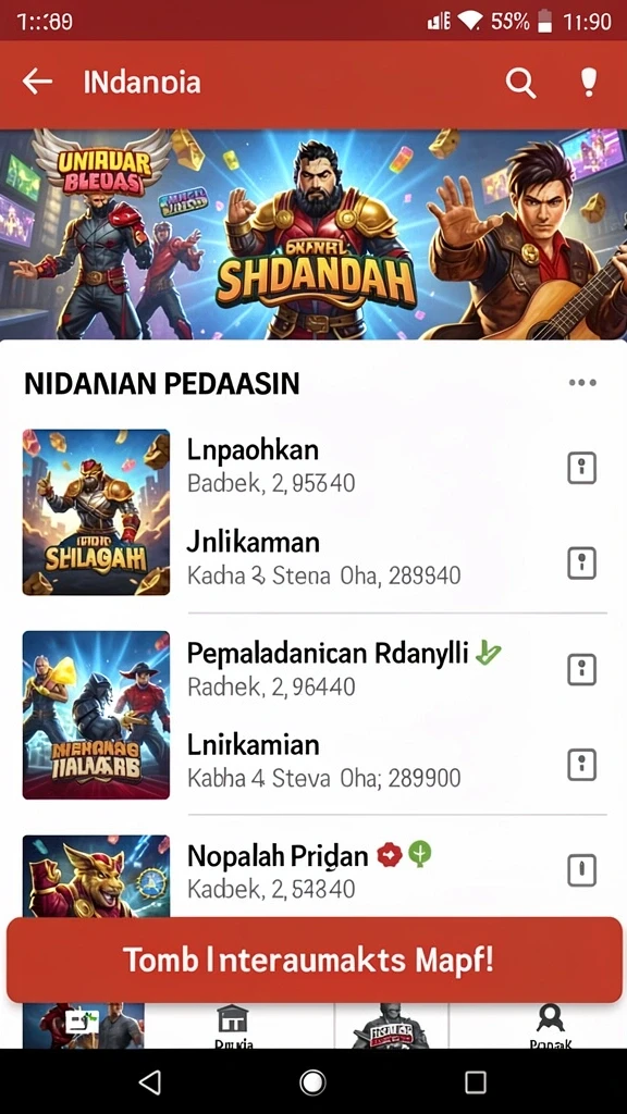 Pengaturan level yang menakjubkan dan penuh warna.