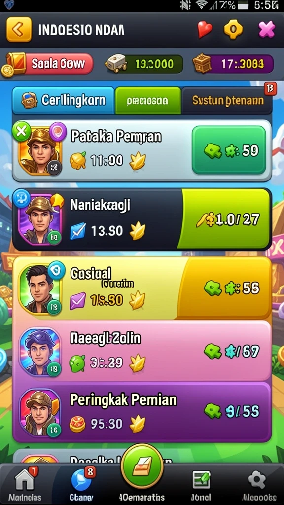 Screenshot memperlihatkan pemandangan indah dalam permainan.