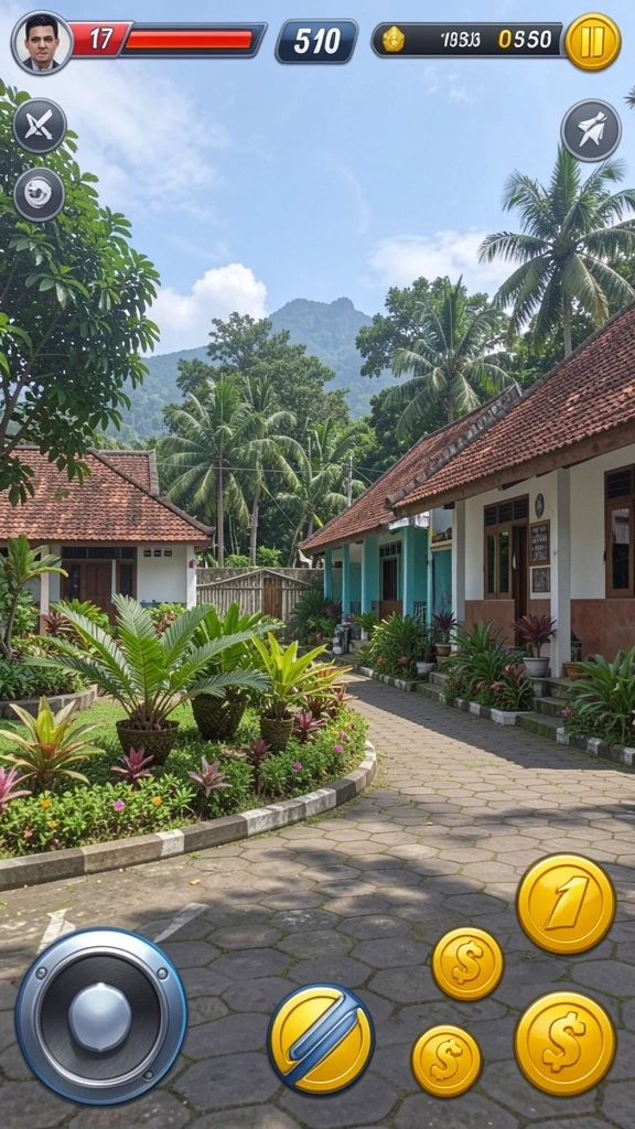 Tampilan awal yang menarik dan mudah dinavigasi.
