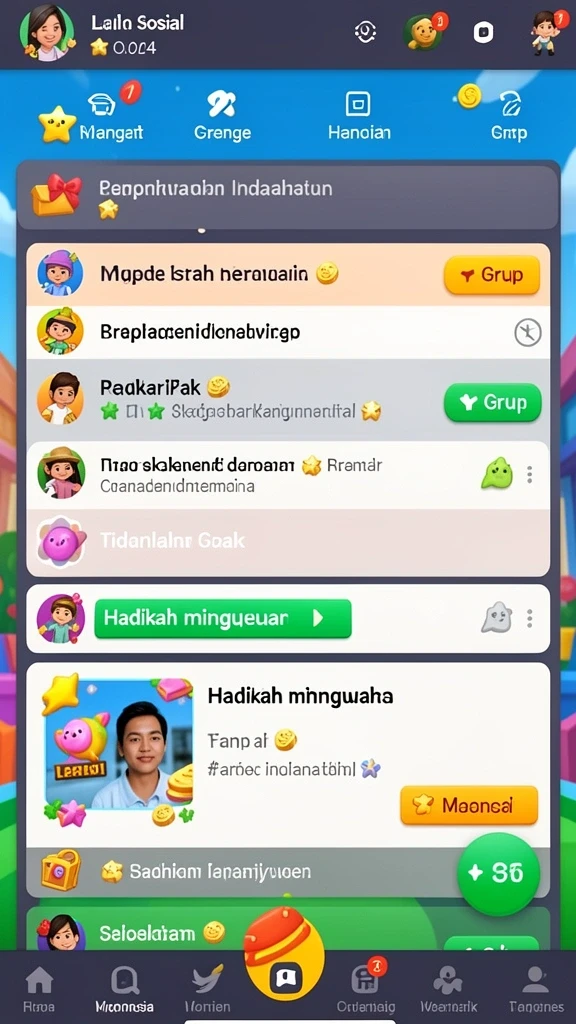 Gameplay yang dinamis dengan berbagai tantangan menarik.