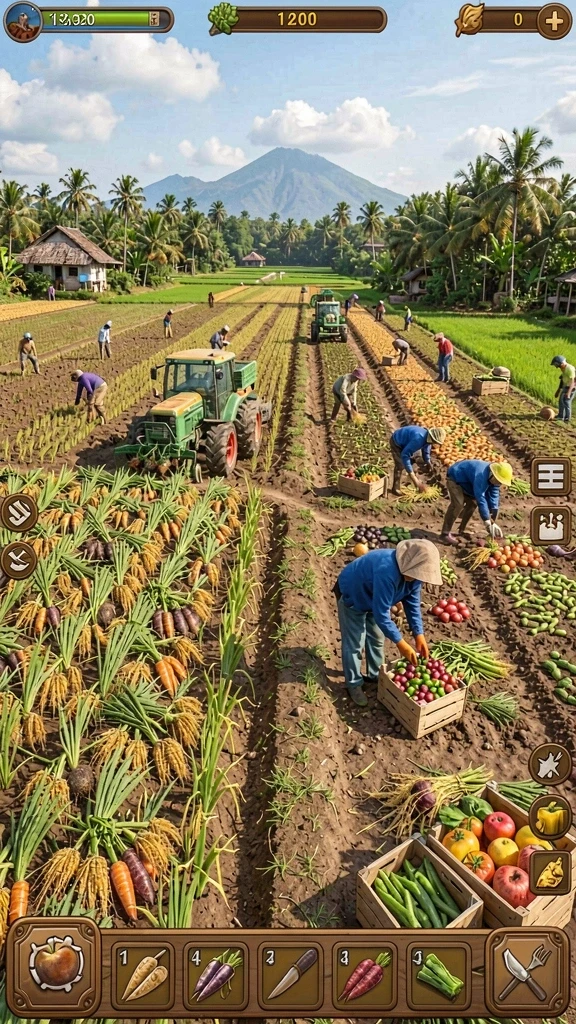 Tampilan layar awal yang menarik perhatian.