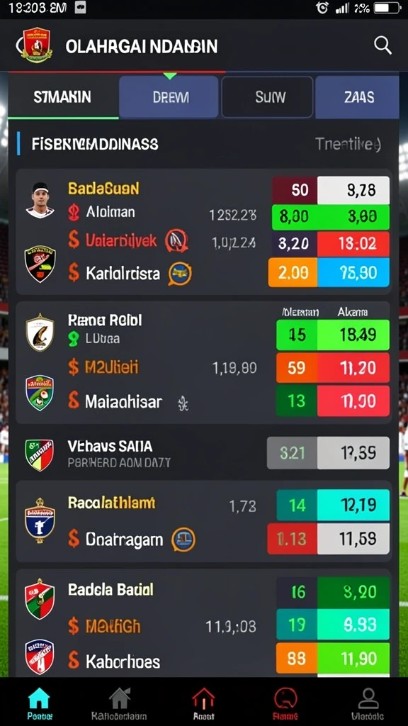 Tampilan karakter yang beragam dan menarik.
