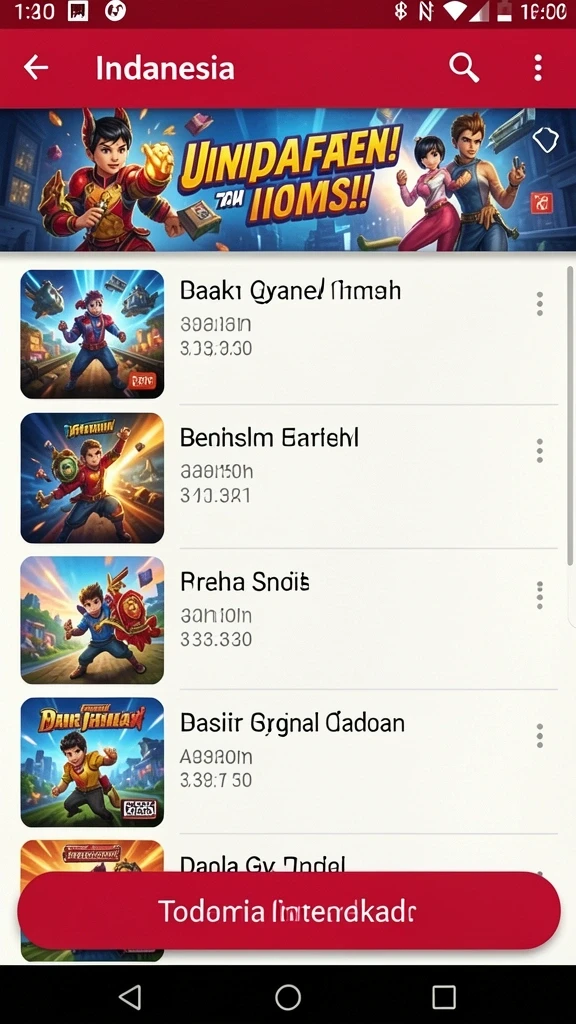 Fitur chat untuk berinteraksi dengan pemain lain.