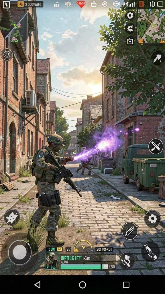 Screenshot dari mode multiplayer yang mengasyikkan.