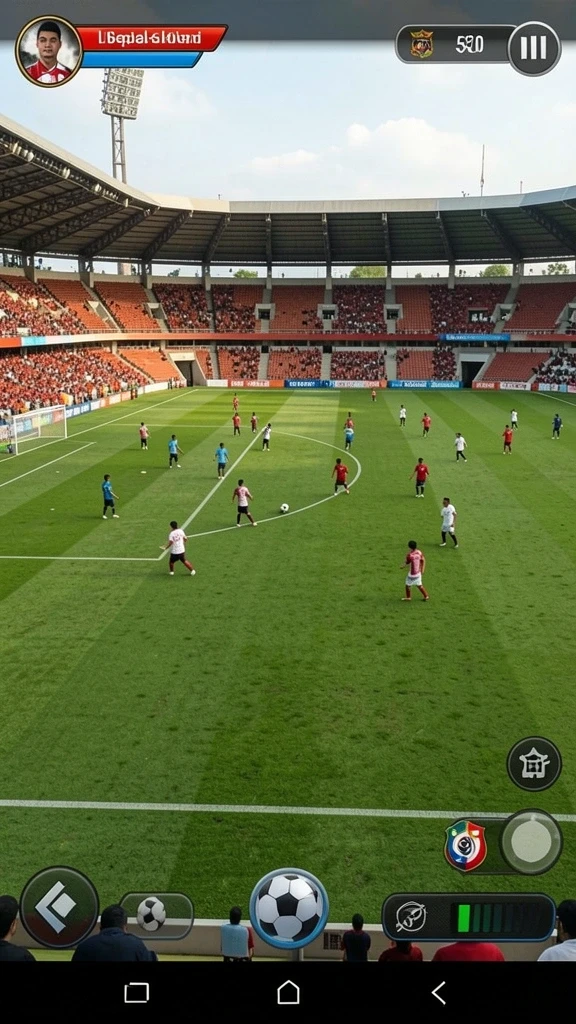 Screenshot menunjukkan suasana permainan yang mendebarkan.