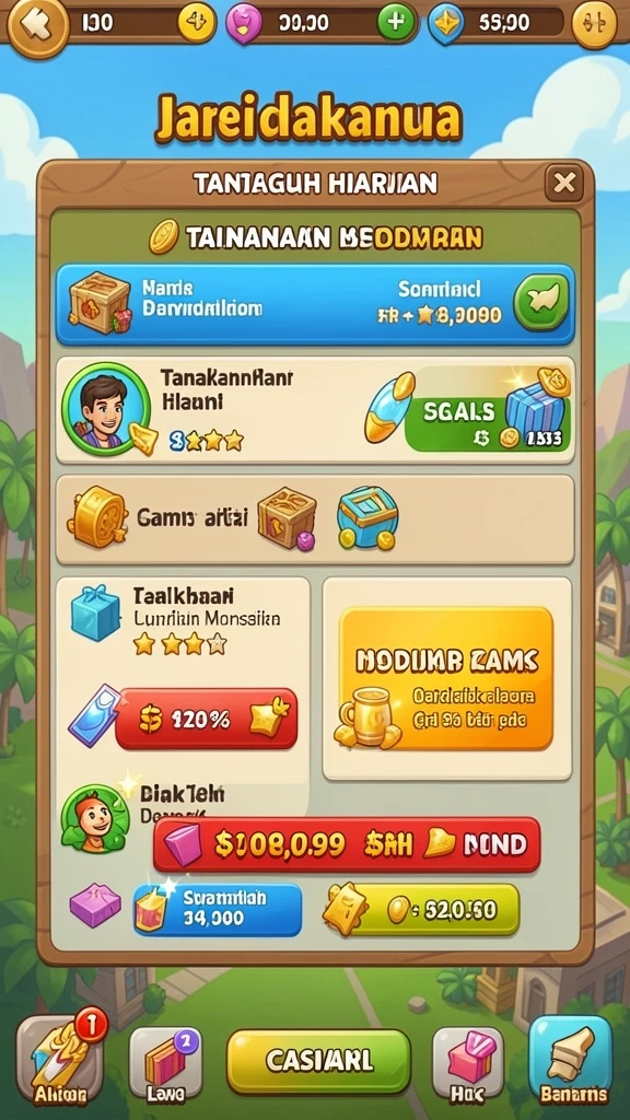 Fitur kustomisasi avatar yang dapat disesuaikan.