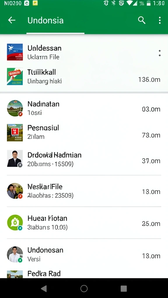 Tampilan antarmuka aplikasi yang user-friendly.