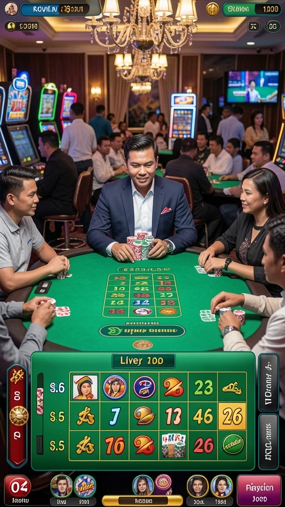 Tampilan awal game yang menarik dan penuh warna.