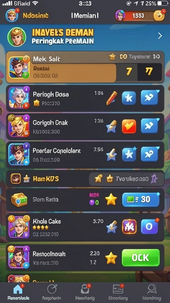 Screenshot aksi gameplay yang seru dan menegangkan.