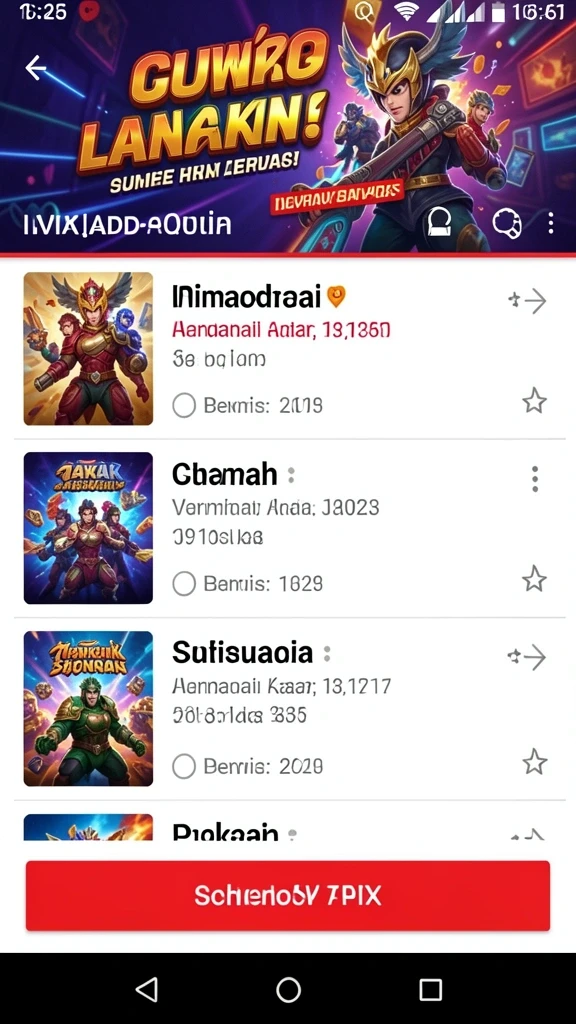 Tantangan yang seru di setiap level.