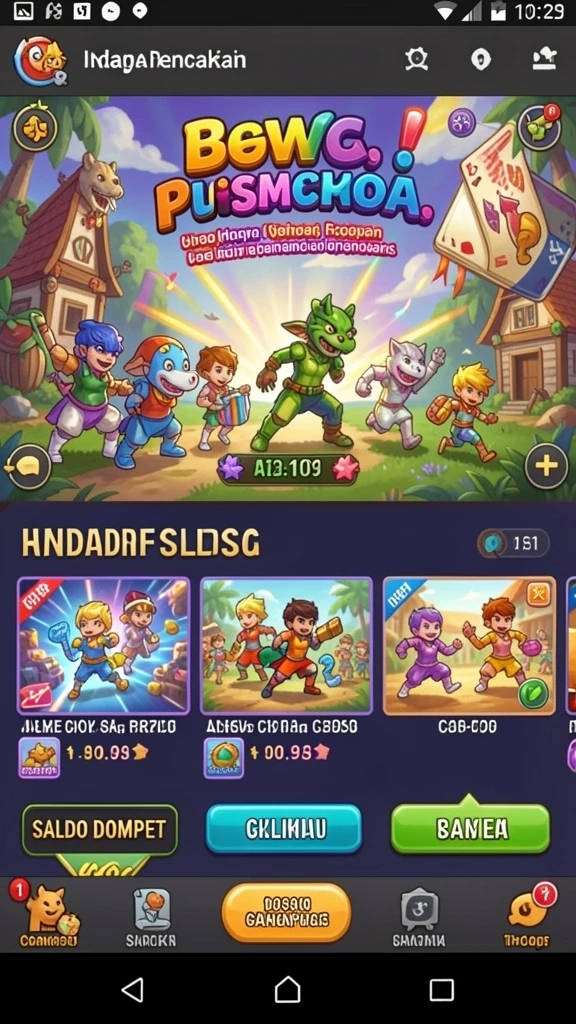 Screenshot ketiga menampilkan suasana pertempuran yang seru.