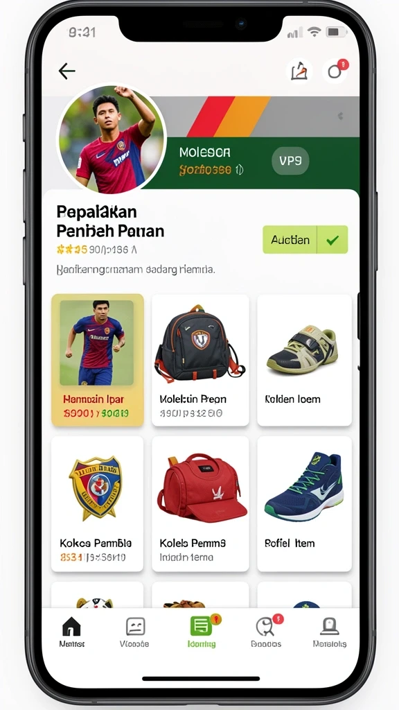 Tampilan antarmuka yang menarik dan mudah digunakan.