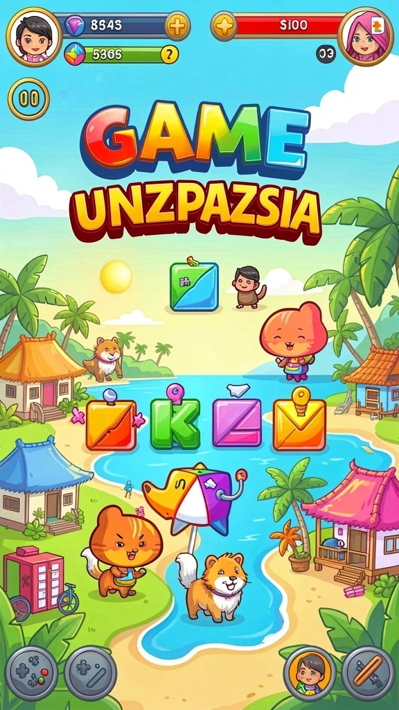 Mode multiplayer memungkinkan kompetisi dengan teman.