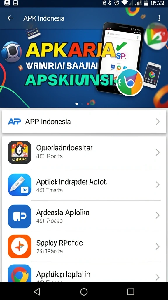 Tampilan utama permainan yang menarik.