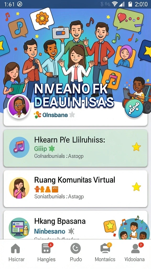 Tampilan antarmuka yang intuitif dan menarik.