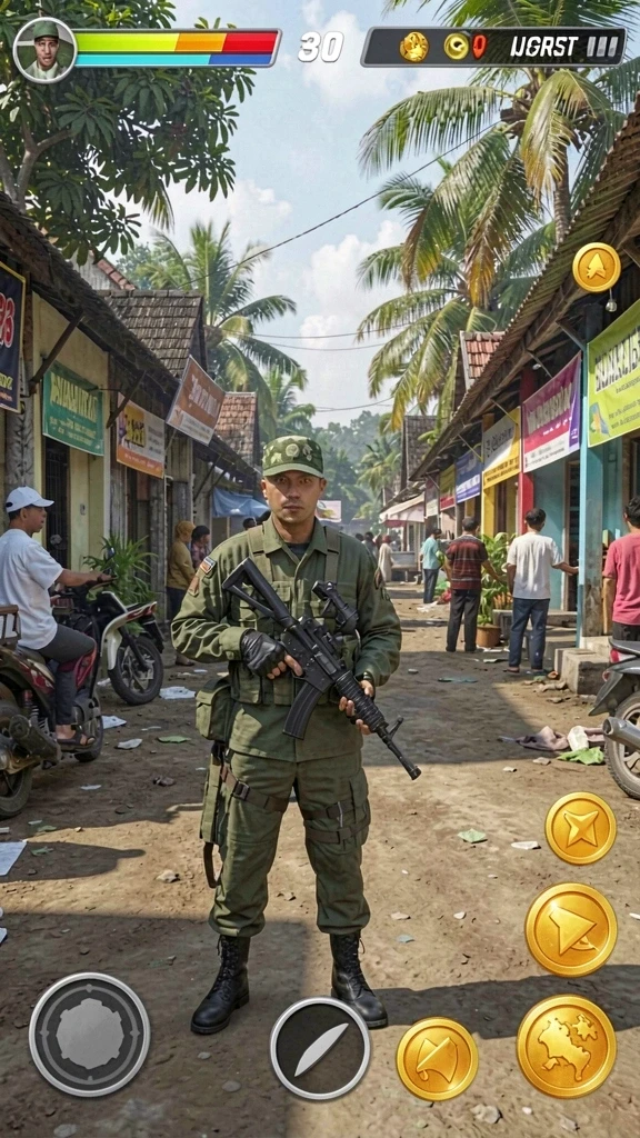 Level yang beragam membuat pengalaman bermain semakin seru.