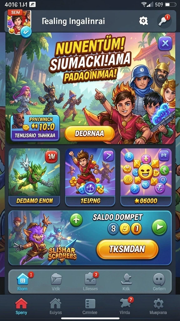 Karakter unik yang dapat Anda pilih untuk petualangan.