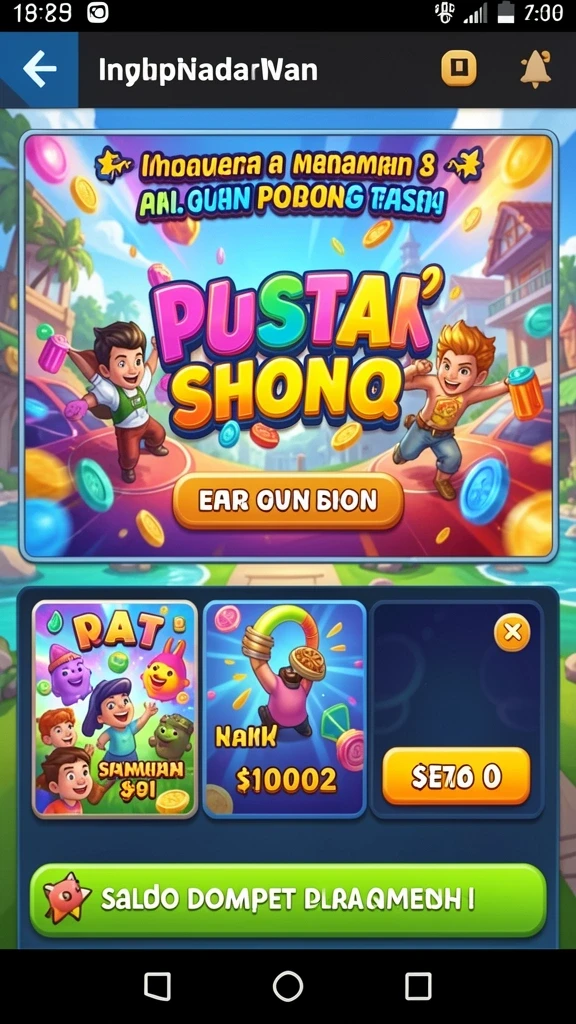 Grafis yang menarik dan penuh warna.