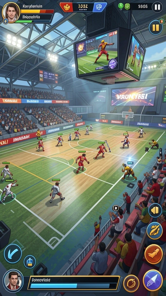 Menampilkan aksi seru dalam mode multiplayer.