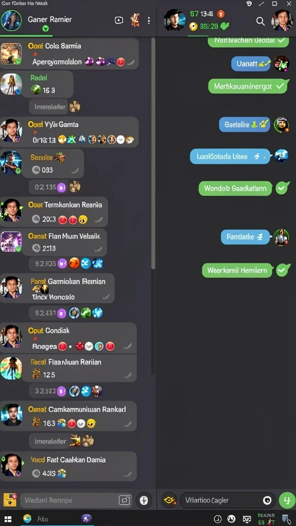 Tangkapan layar menampilkan leaderboard global dan kompetisi antar pemain.