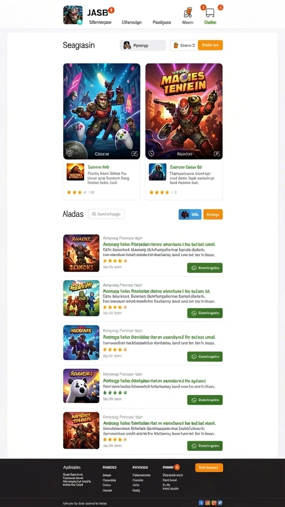 Tampilan menarik dan user-friendly yang memikat.
