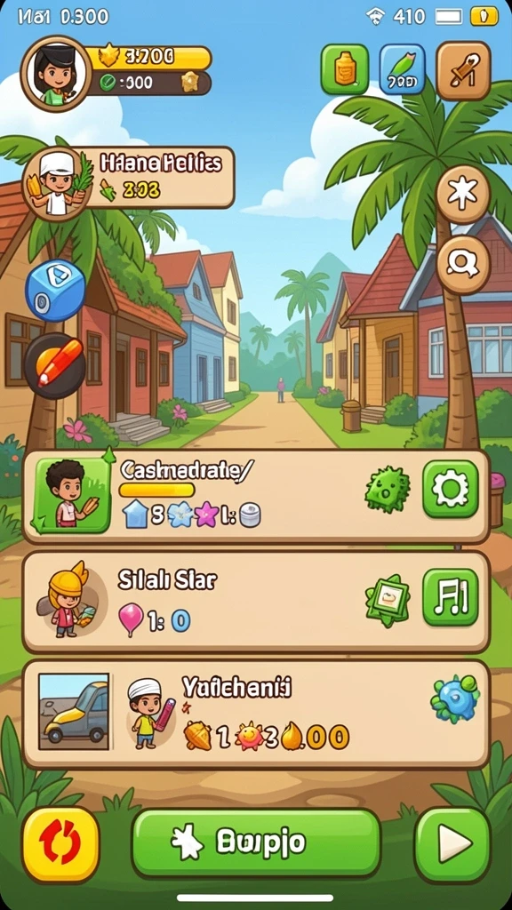 Mode multiplayer yang memungkinkan bermain bersama teman-teman.