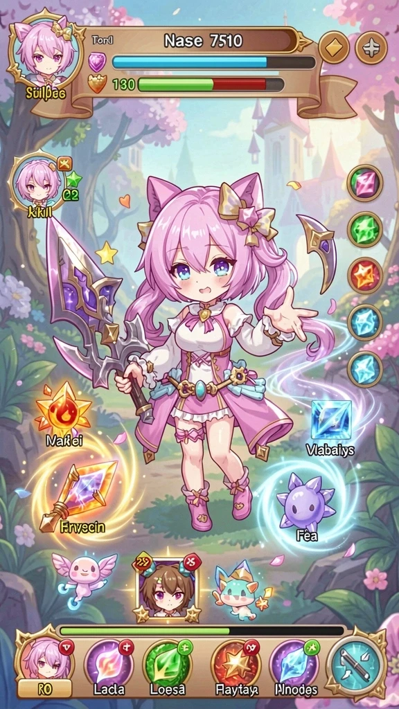 Tampilan antarmuka game yang menarik dan intuitif.
