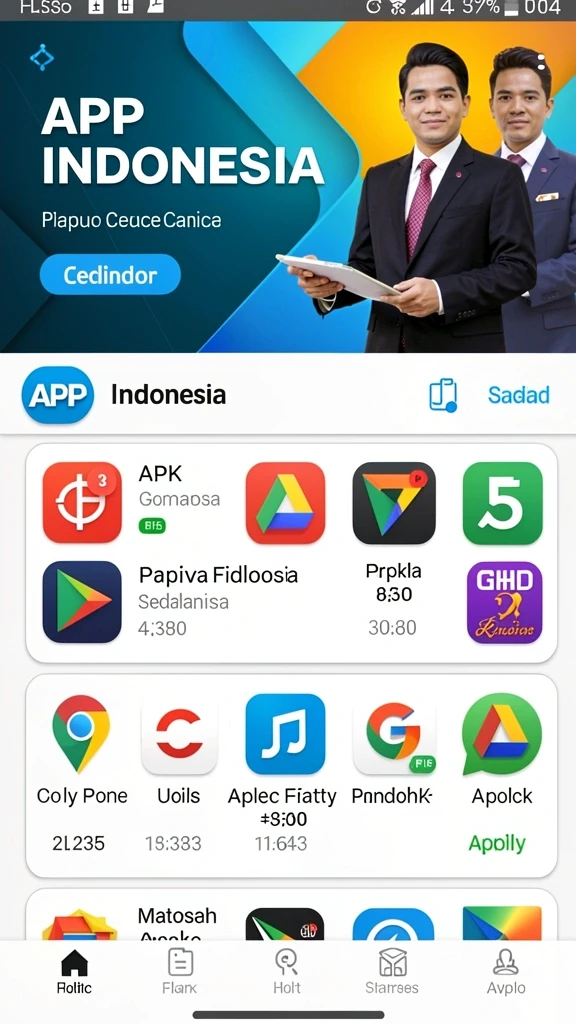 Pemandangan dunia fantasi yang menakjubkan dalam permainan.