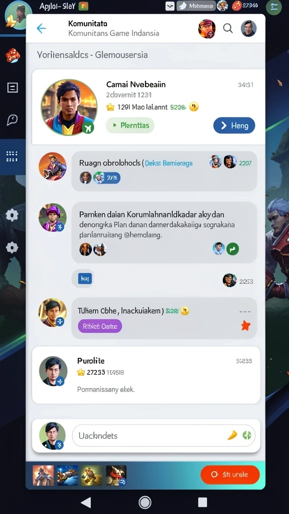 Momen gameplay seru saat menghadapi boss.