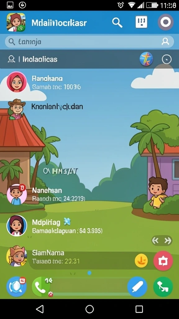 Tampilan utama aplikasi VISITORBET yang menarik.