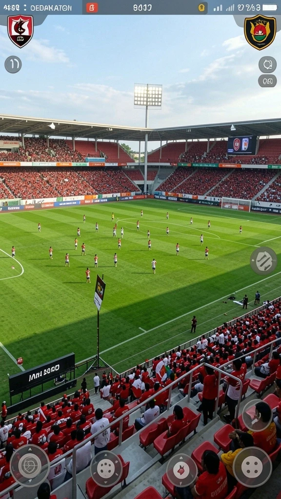 Lingkungan game yang menakjubkan beragam.
